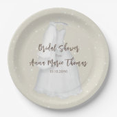 Vrijgezellenfeest minimalistisch simpele bruiloft papieren bordje (Voorkant)