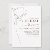 Vrijgezellenfeest minimalistische botanische ketti kaart (Voorkant)