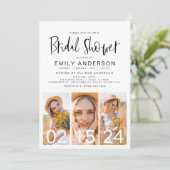 Vrijgezellenfeest Minimalistische QR-code Eenvoudi Kaart (Staand voorkant)