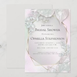 VRIJGEZELLENFEEST | Misty Pink Pearl Shimmer Kaart