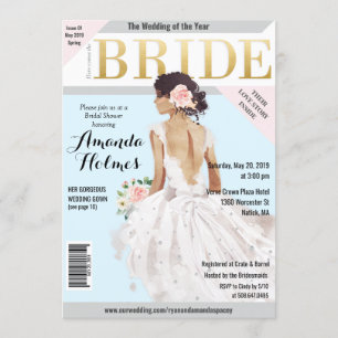 Vrijgezellenfeest Mode Magazine Uitnodiging