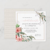 Vrijgezellenfeest Modern Floral BOHO Arrows Waterv Kaart (Voorkant / Achterkant)