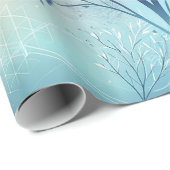 Vrijgezellenfeest Modern Wedding Tree Cadeaupapier (Rol Hoek)