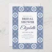 Vrijgezellenfeest Moderne Marokkaanse Tegels Kaart (Voorkant)