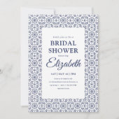 Vrijgezellenfeest Moderne Marokkaanse Tegels Kaart (Voorkant)