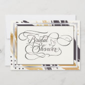 Vrijgezellenfeest | Moderne typografie van verfstr Kaart (Voorkant)