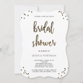 Vrijgezellenfeest Moderne zwarte en witte strepen Kaart (Voorkant)