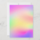 Vrijgezellenfeest Multicolour Modern Kaart (Achterkant)