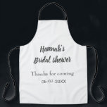 Vrijgezellenfeest Naam toevoegen Datum Jaar bedank Schort<br><div class="desc">bewerkbaar ontwerp</div>