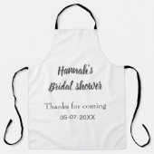 Vrijgezellenfeest Naam toevoegen Datum Jaar bedank Schort (Voorkant)