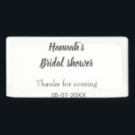 Vrijgezellenfeest Naam toevoegen Datum Jaar bedank Spandoek<br><div class="desc">bewerkbaar ontwerp</div>