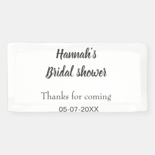 Vrijgezellenfeest Naam toevoegen Datum Jaar bedank Spandoek (Horizontaal)