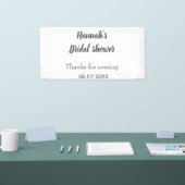 Vrijgezellenfeest Naam toevoegen Datum Jaar bedank Spandoek (Beurs)