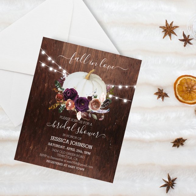 Vrijgezellenfeest najaar Floral Pumpkin Wood (Creator heeft geüpload)