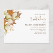 Vrijgezellenfeest najaar Herfst Elegant Greenery L Briefkaart (Voorkant)