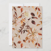 Vrijgezellenfeest najaar kaart (Achterkant)