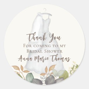Vrijgezellenfeest najaar leves Wedding Elegant Dre Ronde Sticker