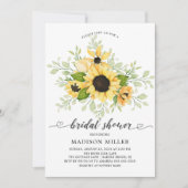 Vrijgezellenfeest najaar zonnebloem kaart (Voorkant)