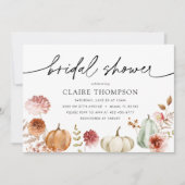 Vrijgezellenfeest najaarsdoucheuitnodiging kaart (Voorkant)