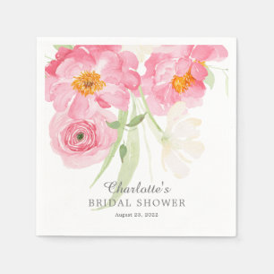 Vrijgezellenfeest Napkins Spring Blossom Floral Servet