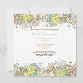 Vrijgezellenfeest Natural White Custom Invitation Kaart (Achterkant)