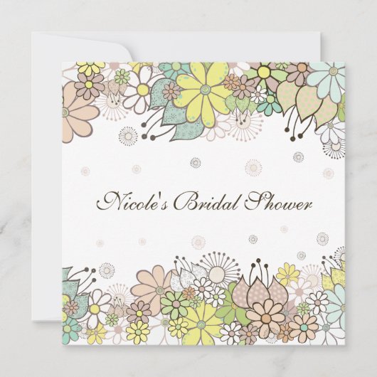 Vrijgezellenfeest Natural White Custom Invitation Kaart (Voorkant)