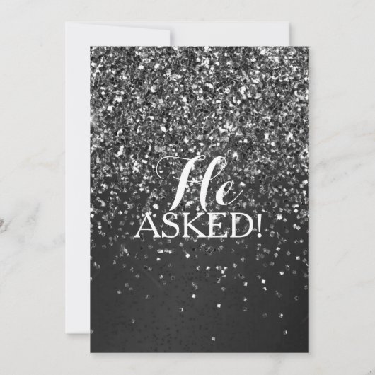 Vrijgezellenfeest nodigde haar uit om ja te zeggen kaart (Achterkant)