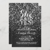 Vrijgezellenfeest nodigde haar uit om ja te zeggen kaart (Voorkant / Achterkant)