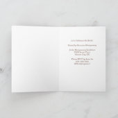 Vrijgezellenfeest nodigt Bride uit in Taupe en Whi Kaart (Binnen)