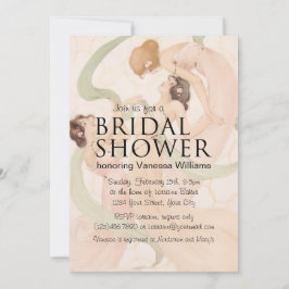  Vrijgezellenfeest Nouveau Mayflies Kaart