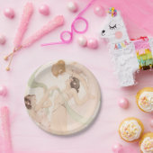  Vrijgezellenfeest Nouveau Mayflies Papieren Bordje (Feest)