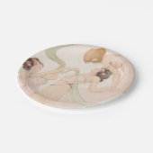  Vrijgezellenfeest Nouveau Mayflies Papieren Bordje (Gekanteld)