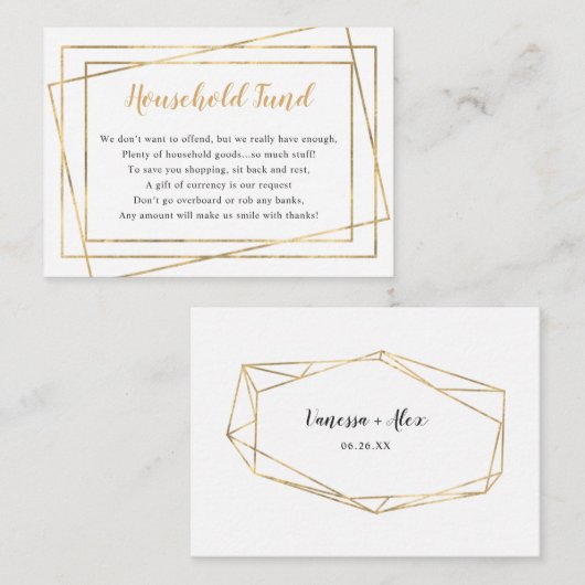 Vrijgezellenfeest of bruiloft van het Fonds voor h Informatiekaartje (Voorkant / Achterkant)