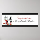 Vrijgezellenfeest of Verloving Gepersonaliseerd ba Poster (Voorkant)