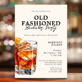 Vrijgezellenfeest Old Fashioned Whiskey Theme Eleg Kaart