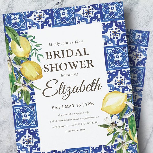 Vrijgezellenfeest  olievlek Blauwe Middellandse Ze Uitnodiging Briefkaart