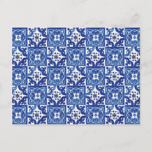 Vrijgezellenfeest  olievlek Blauwe Middellandse Ze Uitnodiging Briefkaart (Achterkant)