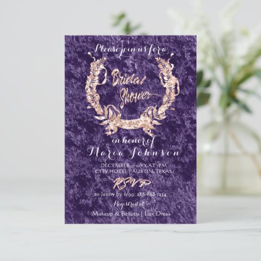 Vrijgezellenfeest Olijf met rode roze roze Violet  Kaart (Staand voorkant)