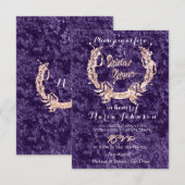 Vrijgezellenfeest Olijf met rode roze roze Violet  Kaart (Voorkant / Achterkant)