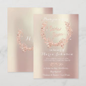 Vrijgezellenfeest Olijven met roze roze rood goud Kaart (Voorkant / Achterkant)