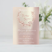 Vrijgezellenfeest Olijven met roze roze roodbruin Kaart (Staand voorkant)