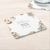 Vrijgezellenfeest Onderzetter | Holly Christmas De (Schuin)