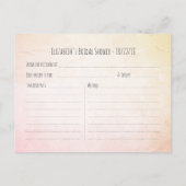 Vrijgezellenfeest Ontvang dragonfly paring Love He Uitnodiging Briefkaart (Achterkant)