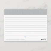 Vrijgezellenfeest Ontvangkaart Briefkaart (Achterkant)