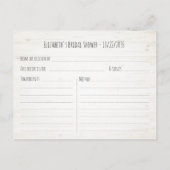 Vrijgezellenfeest Ontvangt herfst Maple laat pompo Uitnodiging Briefkaart (Achterkant)