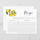 Vrijgezellenfeest Ontvangt Kaarten, Kaart met lemo (Voorkant / Achterkant)