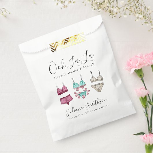 Vrijgezellenfeest Ooh La La Lingerie Bedankzakje (Gezegeld)