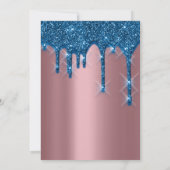 Vrijgezellenfeest op 16e verjaardag van de 3D-troe Kaart (Achterkant)