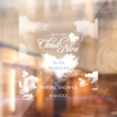 Vrijgezellenfeest op Cloud Nine Elegant Mirror en Raamsticker (Vel 2)