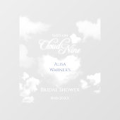 Vrijgezellenfeest op Cloud Nine Elegant Mirror en Raamsticker (Vel)